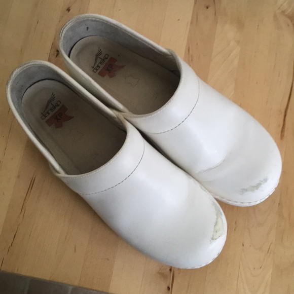 White Professional Dansko Clogs - Picture 2 of 6